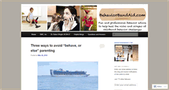 Desktop Screenshot of behaviorbandaid.com